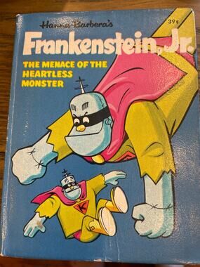 1968 Hanna-Barbera Frankenstein Jr Big Little Book #15 Whitman Carl Fallberg